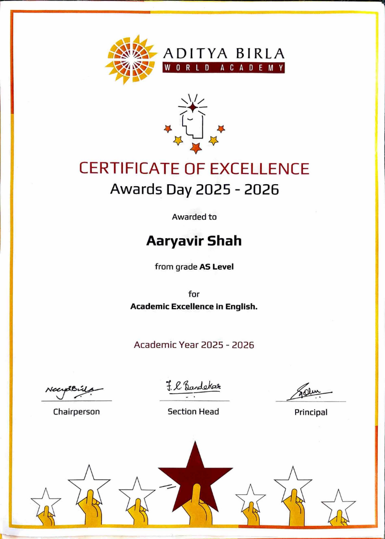 Academic Excellence in English Language